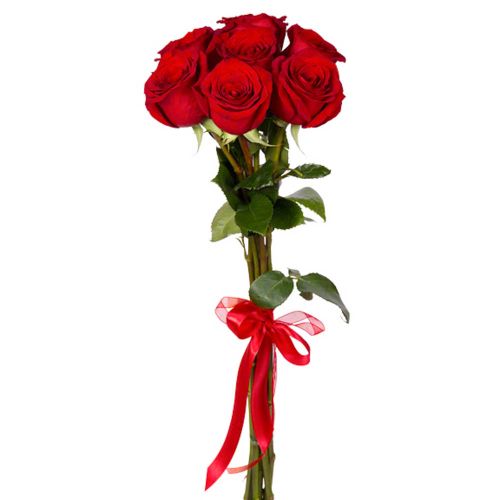 Купить 7 красных роз с доставкой по Корфовскому